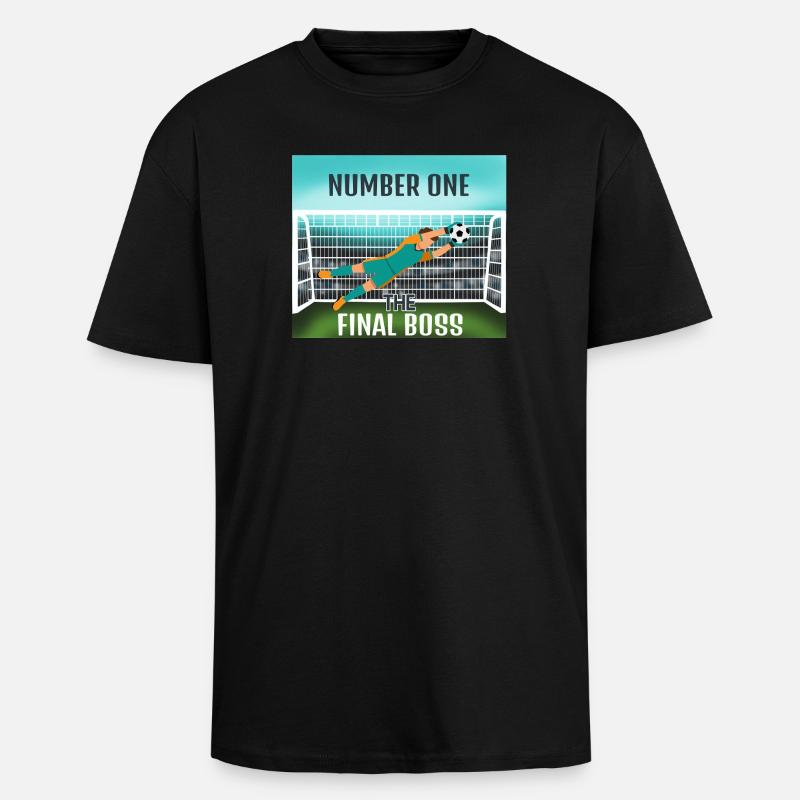Endgegner: Torwart - Oversized Heavyweight Unisex T-Shirt - Schwarz