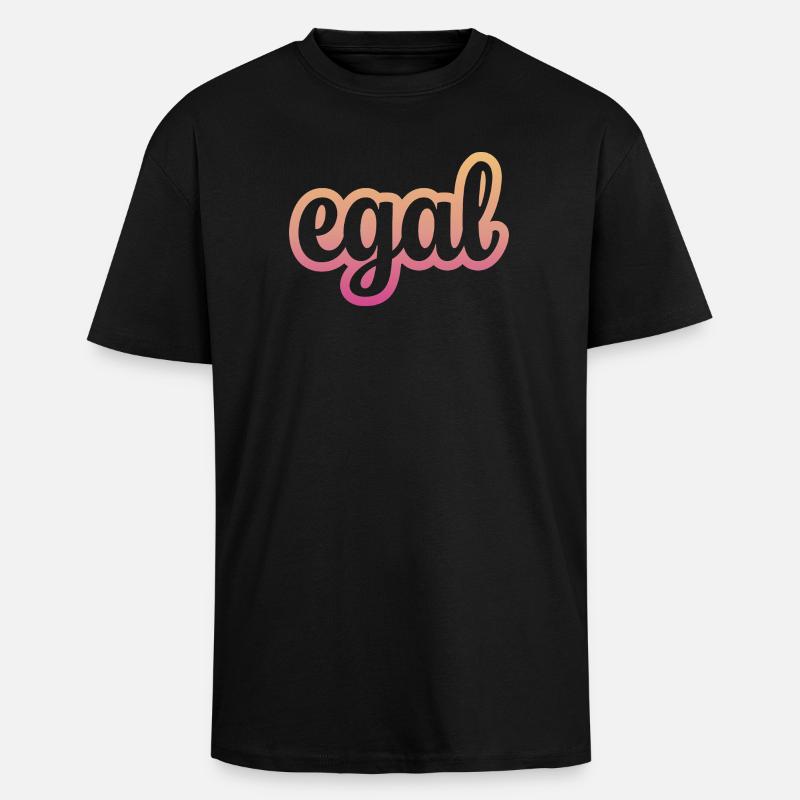all the same - Unisex Oversized Heavyweight T-shirt - black