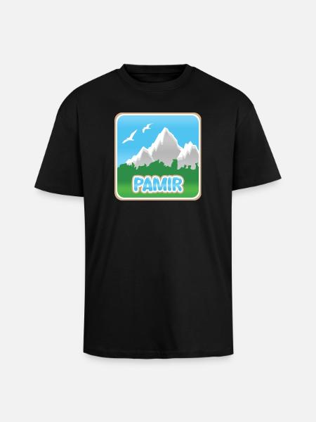 Gift for Pamir - Unisex Oversized Heavyweight T-shirt - black