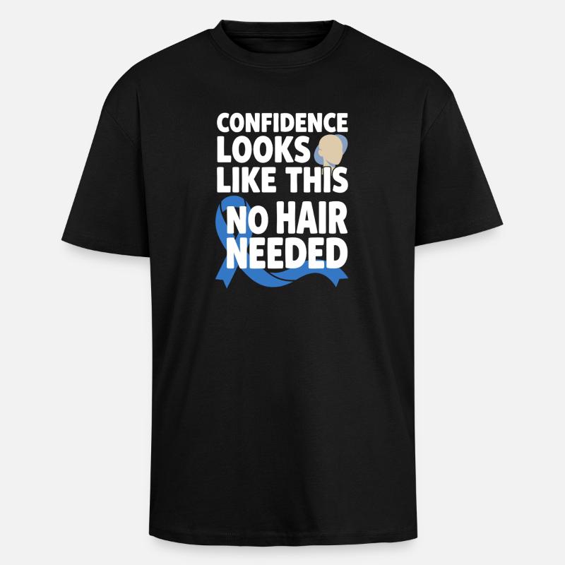 Alopezie-bewusstsein Alopecia Areata Haarausfall - Oversized Heavyweight Unisex T-Shirt - Schwarz