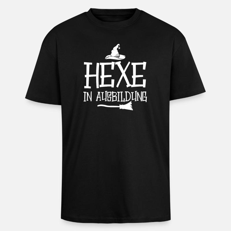 Witch in training - Unisex Oversized Heavyweight T-shirt - black