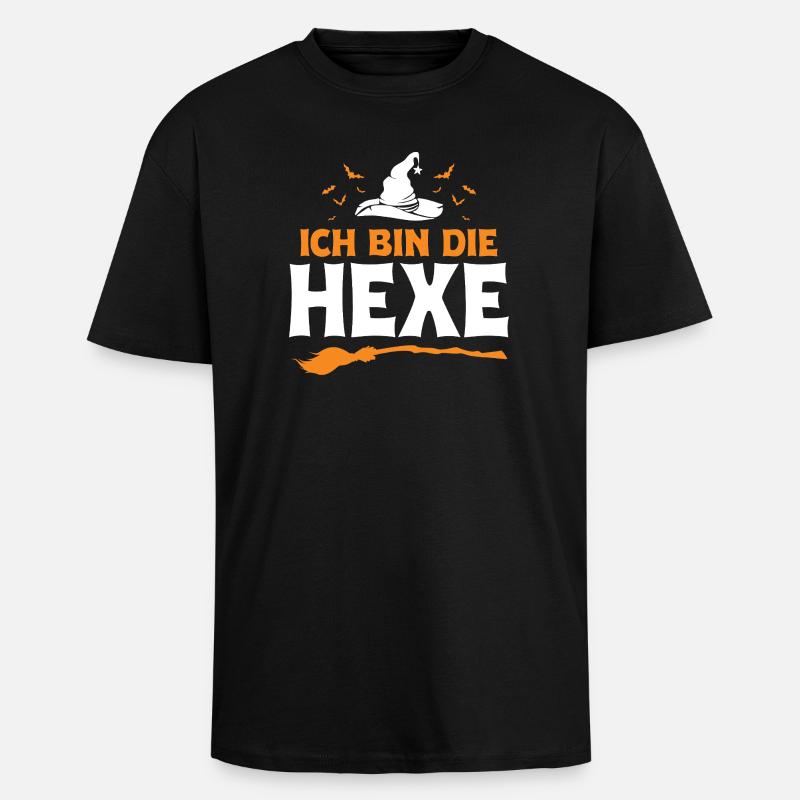 I'm the Witch Halloween - Unisex Oversized Heavyweight T-shirt - black