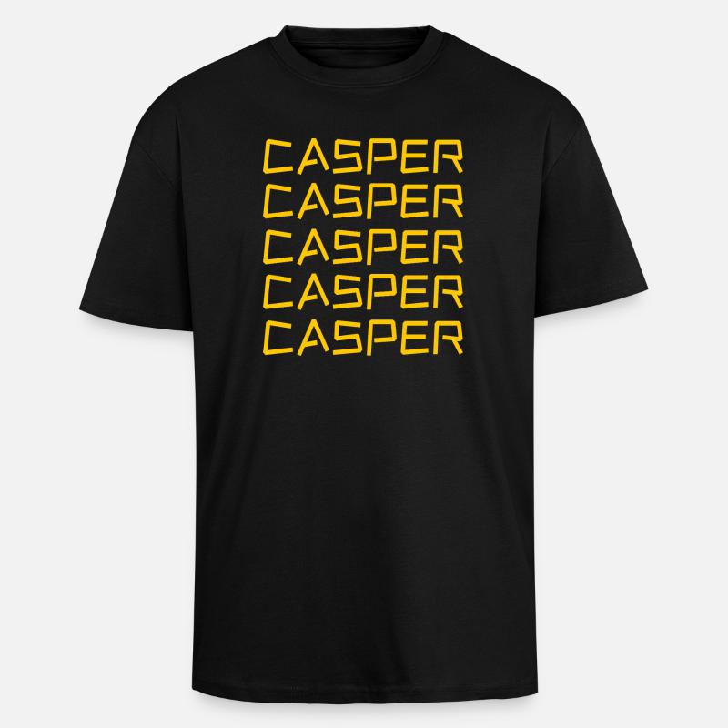Junge Casper - Oversized Heavyweight Unisex T-Shirt - Schwarz
