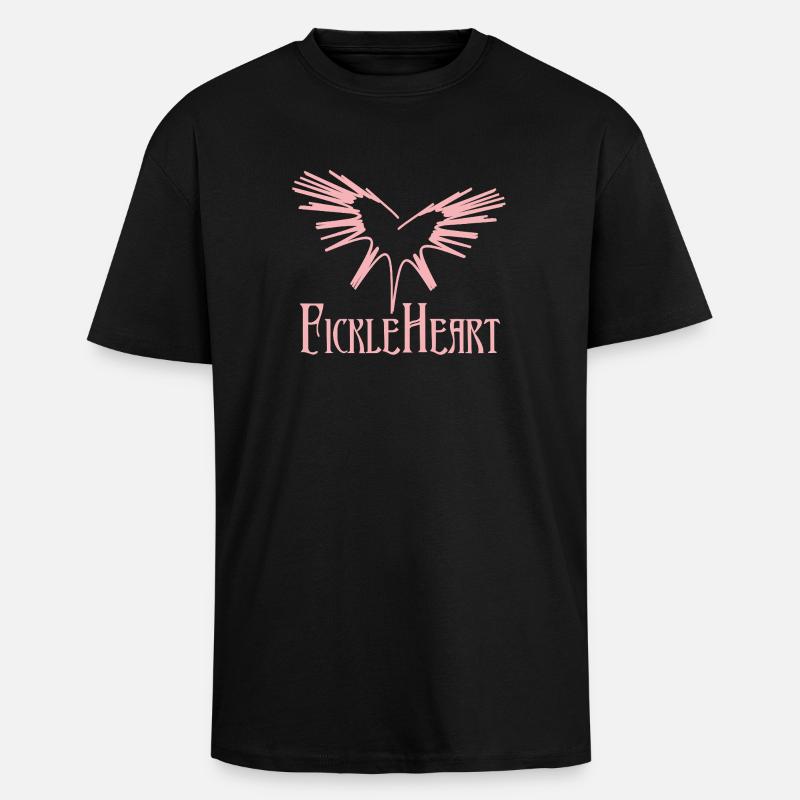 Fickle_Heart - Oversized Heavyweight Unisex T-Shirt - Schwarz