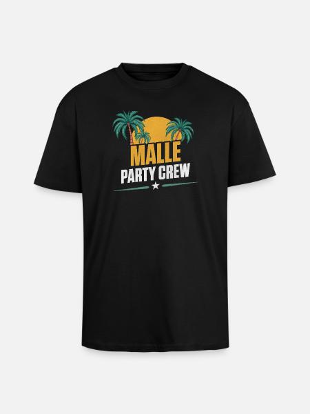 Malle 2026 Summer - Unisex Oversized Heavyweight T-shirt - black