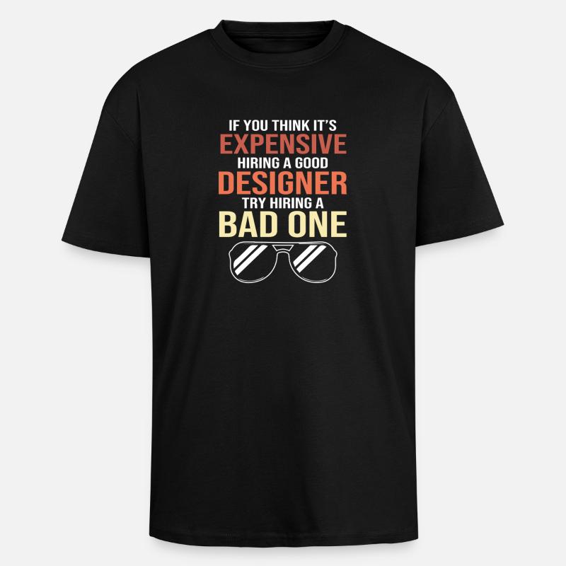 Architecture Architect Interior Designer - Unisex Oversized Heavyweight T-shirt - black