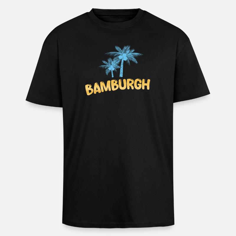 Gift for Bamburgh - Unisex Oversized Heavyweight T-shirt - black