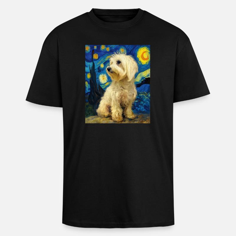 Havanese - Unisex Oversized Heavyweight T-shirt - black