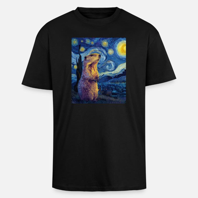 Marmot - Unisex Oversized Heavyweight T-shirt - black
