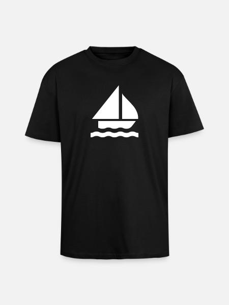 Voile - T-shirt unisexe oversize épais - noir