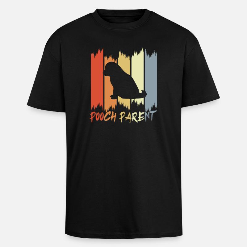 Propriétaire de chien - T-shirt unisexe oversize épais - noir
