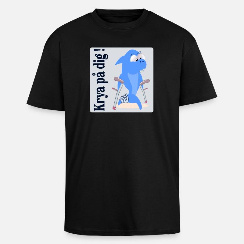 Gute Besserung, Kinder - Oversized Heavyweight Unisex T-Shirt - Schwarz