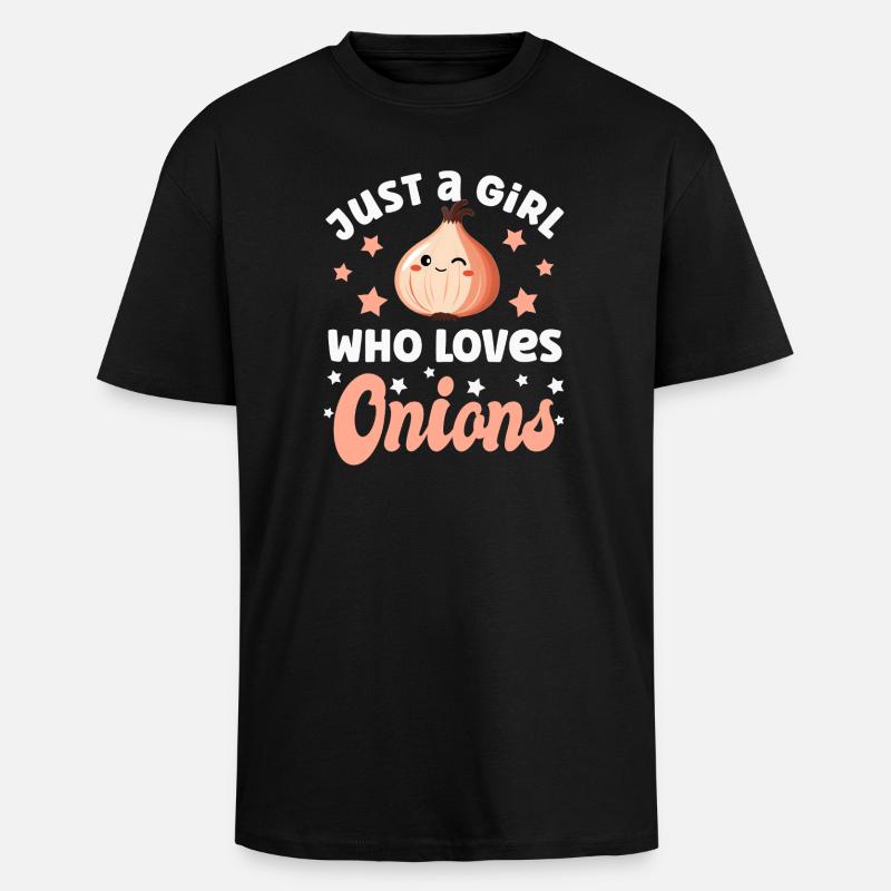 onion - Unisex Oversized Heavyweight T-shirt - black