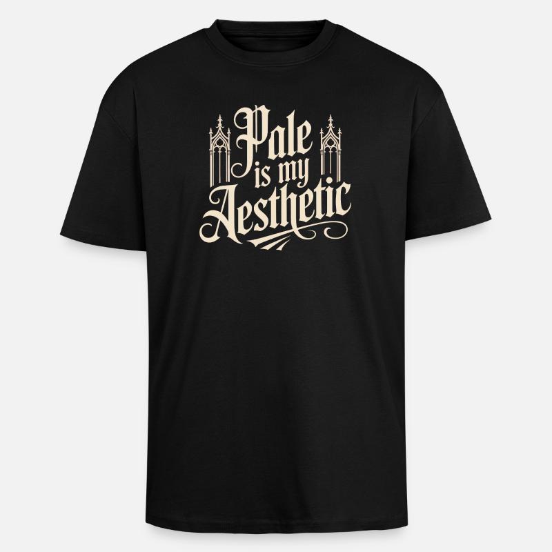 Die Stange ist meine Ästhetik - Oversized Heavyweight Unisex T-Shirt - Schwarz