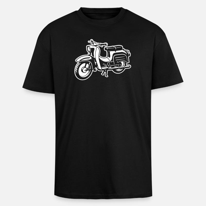 Schwalbe - Image différente - T-shirt unisexe oversize épais - noir
