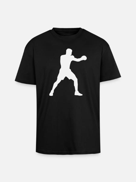 Boxsilhouette Power Boost - Unisex Oversized Heavyweight T-shirt - black