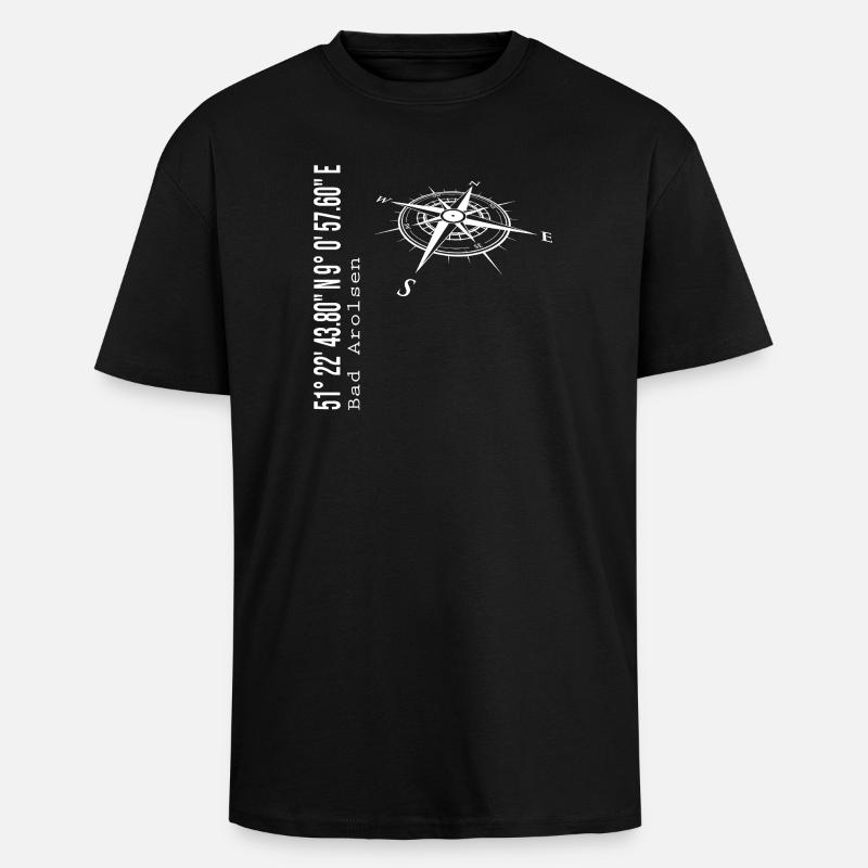 Bad Arolsen - Oversized Heavyweight Unisex T-Shirt - Schwarz