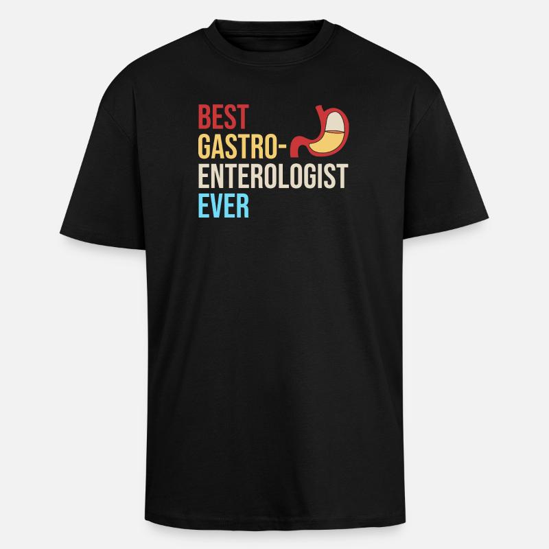 Gastroenterology - Unisex Oversized Heavyweight T-shirt - black