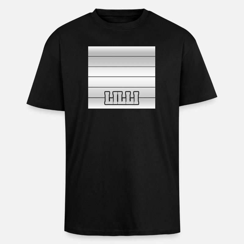 Lilli - Oversized Heavyweight Unisex T-Shirt - Schwarz