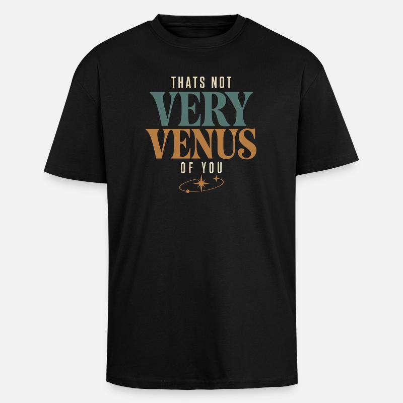 Venus-zeichen Venus-astrologie - Oversized Heavyweight Unisex T-Shirt - Schwarz