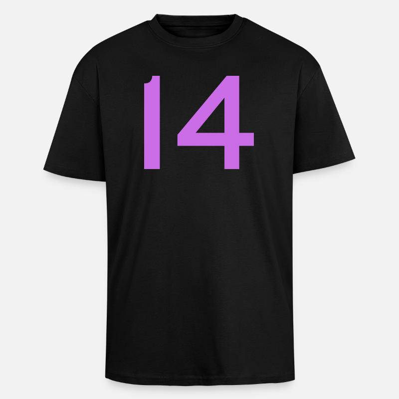 14 - Unisex Oversized Heavyweight T-shirt - black