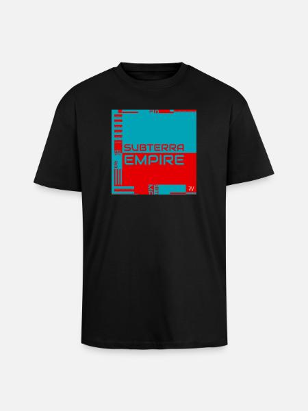 Subterra Empire Official Cover Artwork - Unisex Oversized Heavyweight T-shirt - black