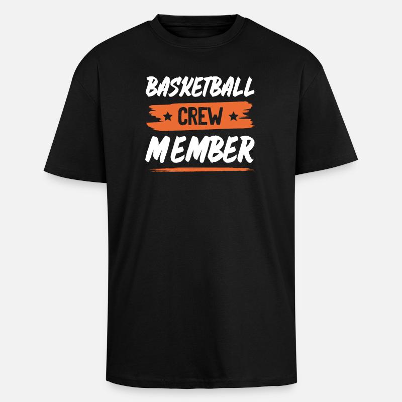 Équipe de basket-ball - T-shirt unisexe oversize épais - noir