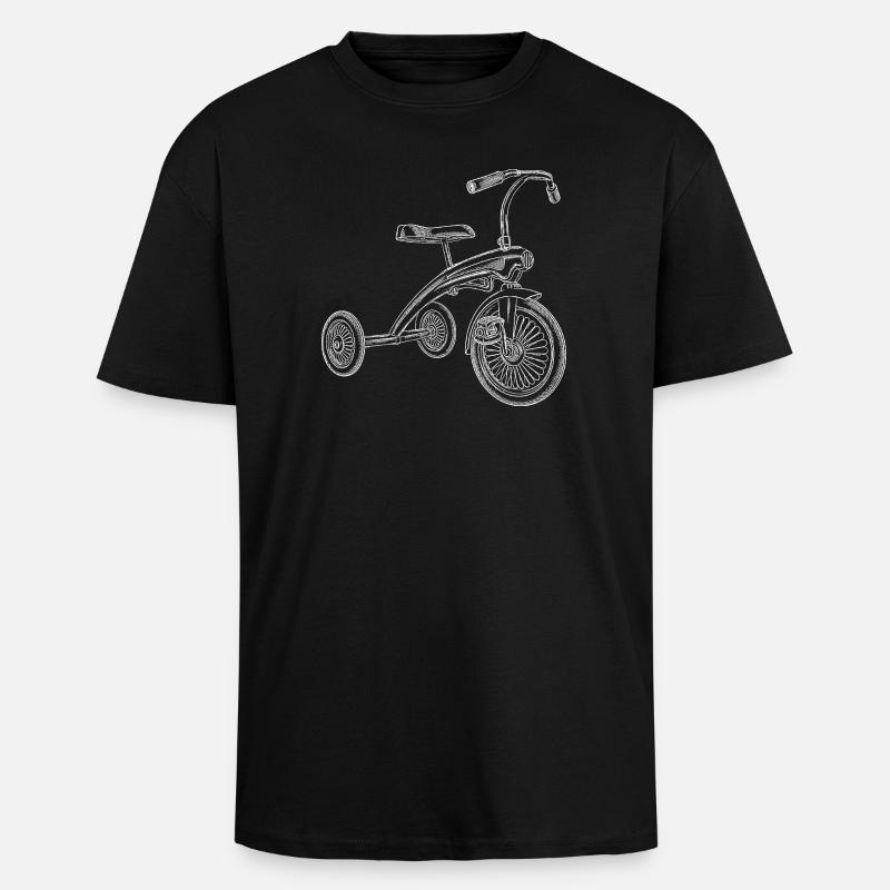 Tricycle - Unisex Oversized Heavyweight T-shirt - black