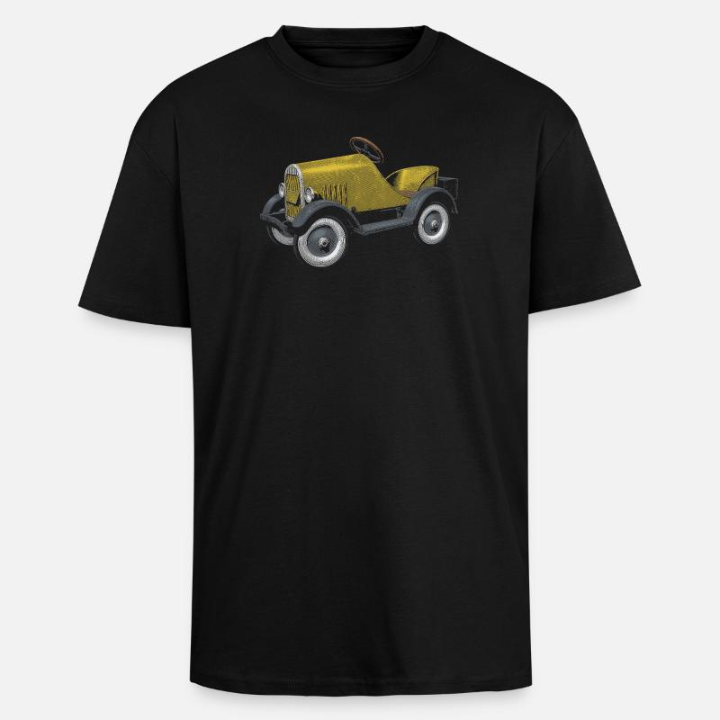 Seifenkiste - Oversized Heavyweight Unisex T-Shirt - Schwarz