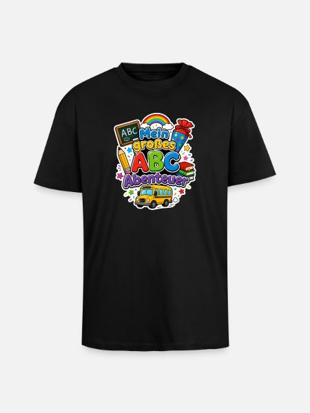 Schulkind 2026 Einschulung 2026 Schulanfang - Oversized Heavyweight Unisex T-Shirt - Schwarz