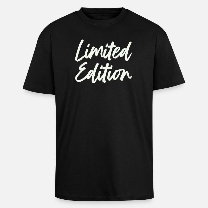 limited_edition- - Oversized Heavyweight Unisex T-Shirt - Schwarz