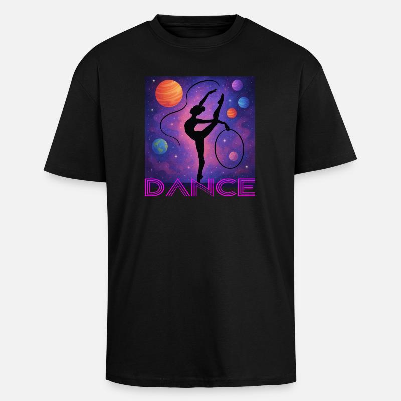 Danser - T-shirt unisexe oversize épais - noir