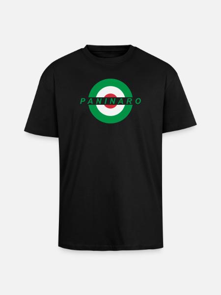 Paninaro - Unisex Oversized Heavyweight T-shirt - black