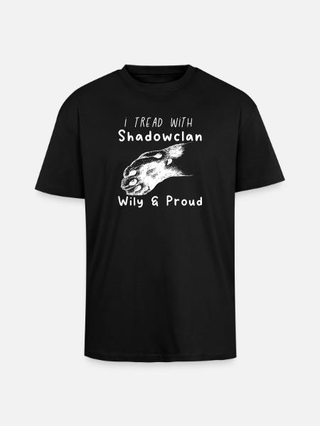 shawdowClan Pride-warriors cats lover - Unisex Oversized Heavyweight T-shirt - black