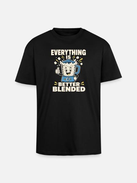 High-protein snack gift for foodies - Unisex Oversized Heavyweight T-shirt - black