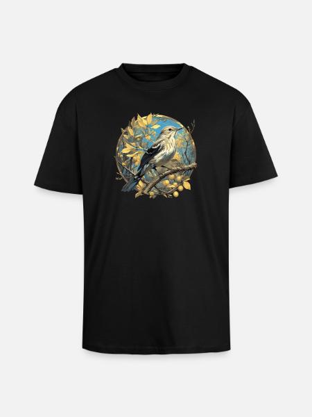 Oiseaux moqueurs Oiseaux moqueurs - T-shirt unisexe oversize épais - noir