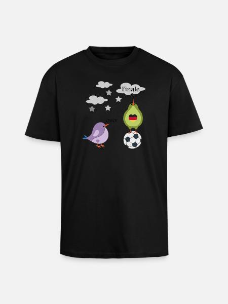 Soccer - Unisex Oversized Heavyweight T-shirt - black
