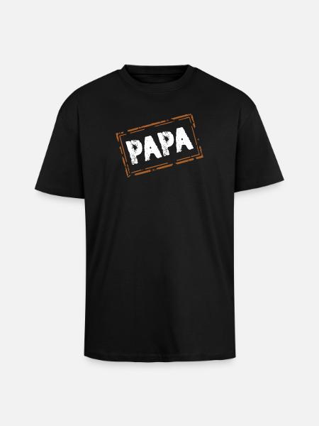 Dad - Unisex Oversized Heavyweight T-shirt - black
