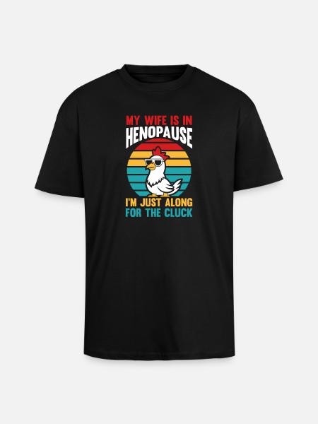 Élevage de coqs, volaille, poulet - T-shirt unisexe oversize épais - noir