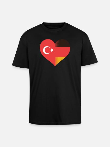 German Turkey - Unisex Oversized Heavyweight T-shirt - black