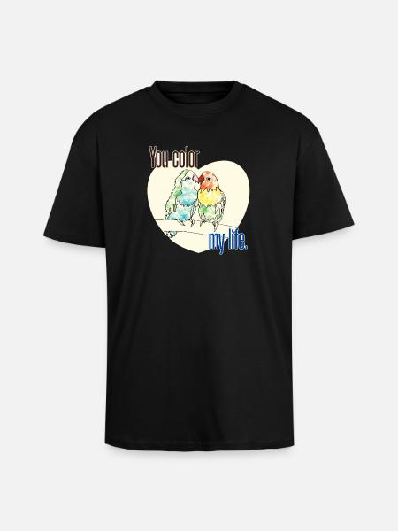 Rosenkopfchen - Oversized Heavyweight Unisex T-Shirt - Schwarz