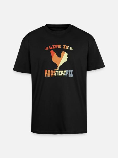 Farm Witz - T-shirt unisexe oversize épais - noir