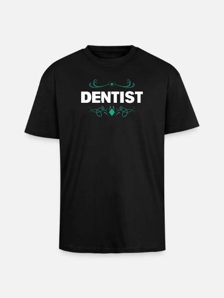 dentiste - T-shirt unisexe oversize épais - noir