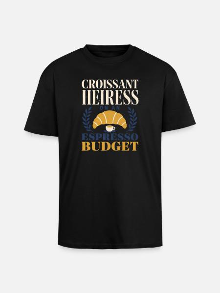 old money - Unisex Oversized Heavyweight T-shirt - black