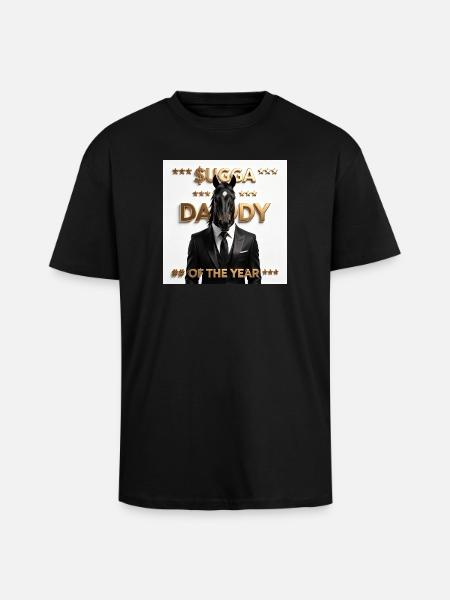 Sugga Daddy Horse Couture - Oversized Heavyweight Unisex T-Shirt - Schwarz