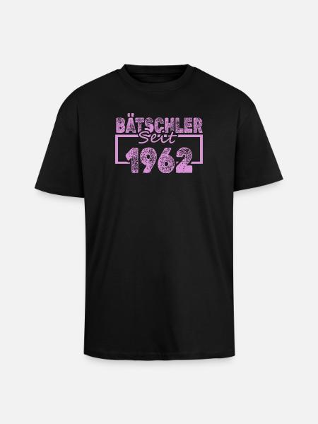 196 - Oversized Heavyweight Unisex T-Shirt - Schwarz