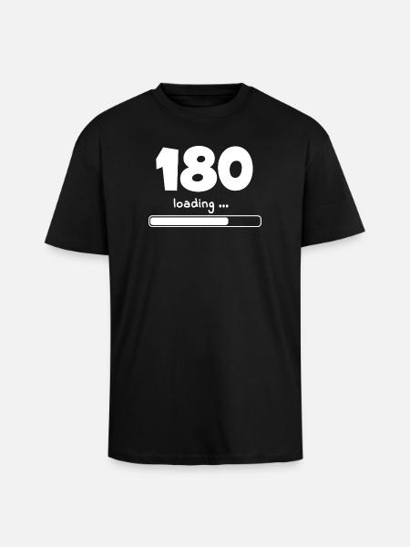 Dart-180-loading - Unisex Oversized Heavyweight T-shirt - black
