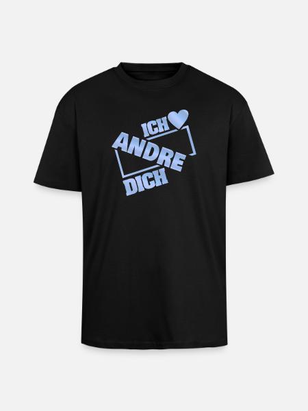 Others as love - Unisex Oversized Heavyweight T-shirt - black
