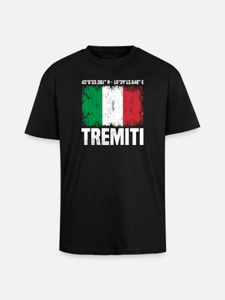 Tremiti Coordinates - Unisex Oversized Heavyweight T-shirt - black