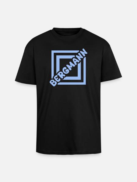 miner - Unisex Oversized Heavyweight T-shirt - black